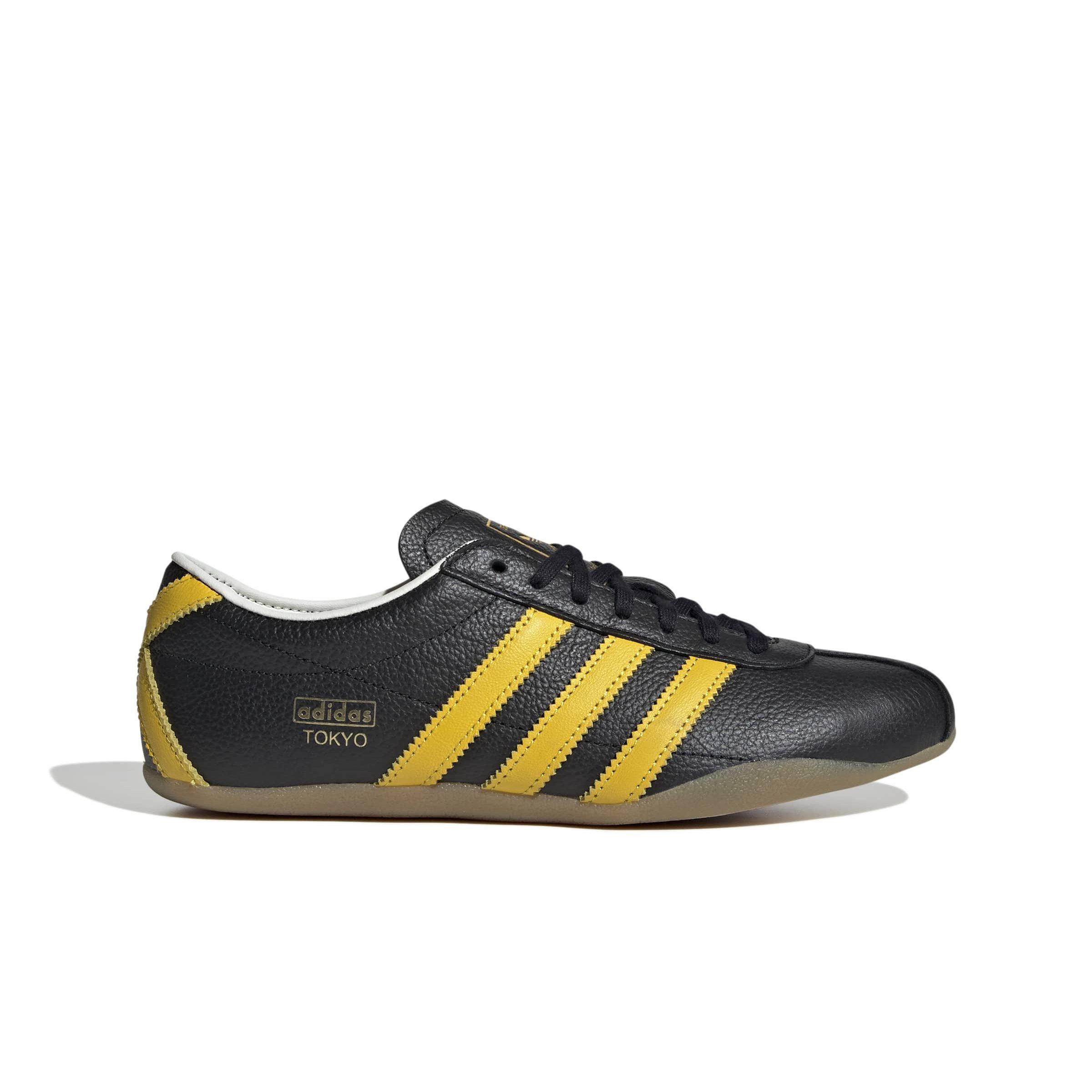 adidas Originals Tokyo Women's Leather Shoes - Black/Yellow